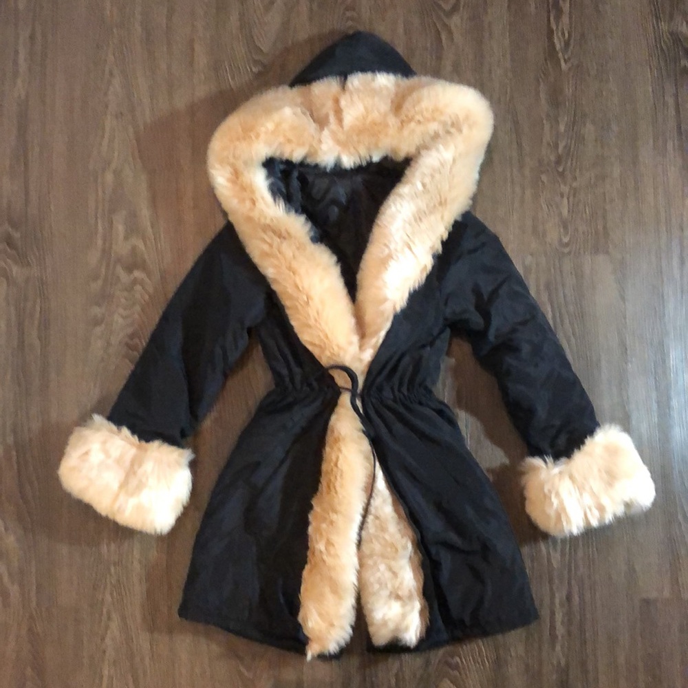 Faux Fur/Nylon Penny Lane Parka